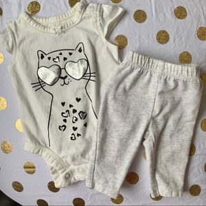 Cat Onesie with matching leggings